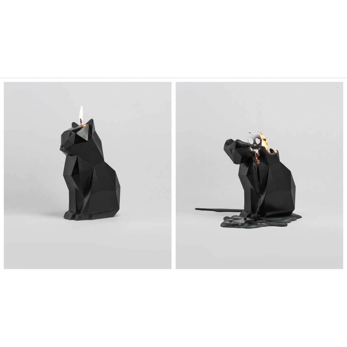 PyroPet Candle - Kisa Cat Black