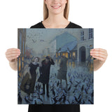 Puffin Plague on Laugavegur. Poster