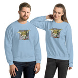 Yule Cat by Pilkington. Unisex Sweatshirt
