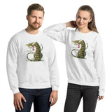 Yule Cat by Pilkington. Unisex Sweatshirt