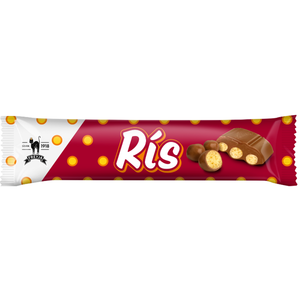 Rís (Milk Chocolate with Crispy Corn Puffs)