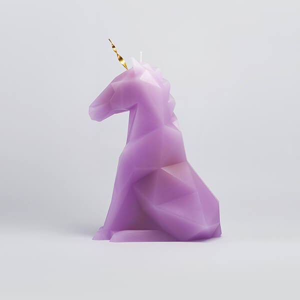 Einar, the mystical Icelandic Unicorn Candle - by Pyropet
