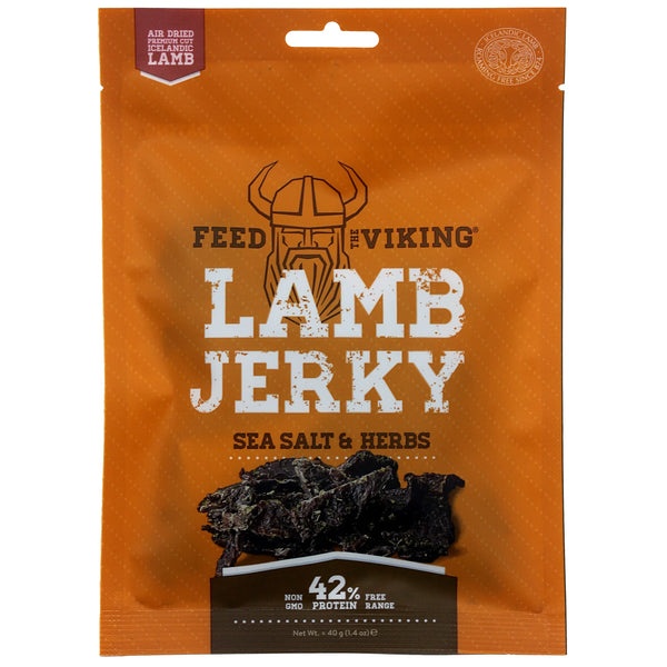 Icelandic Lamb Jerky - Sea salt & herbs