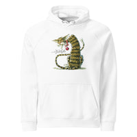 Yule Cat by Brian Pilkington. Eco-friendly hoodie