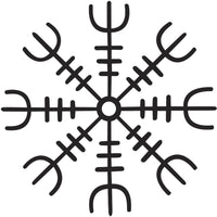 Magical Rune Wall Sticker - Helm of Awe
