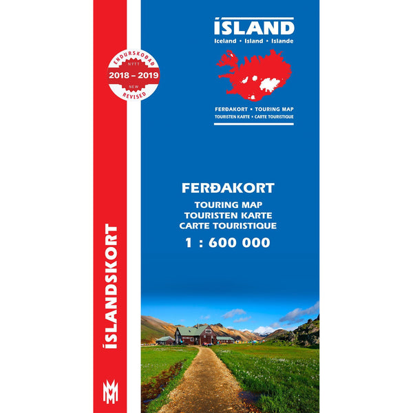 Map of Iceland - Touring Map