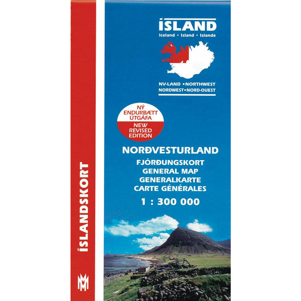 Map of North-West Iceland