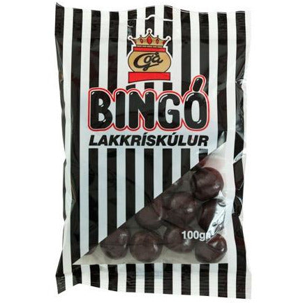 Bingó Kúlur - Chocolate covered liquorice toffee balls!