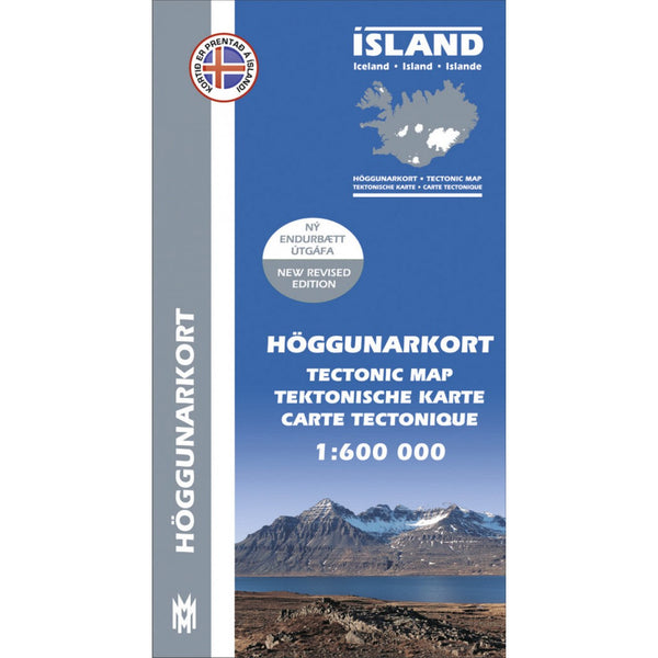 Map of Iceland - Tectonic Map