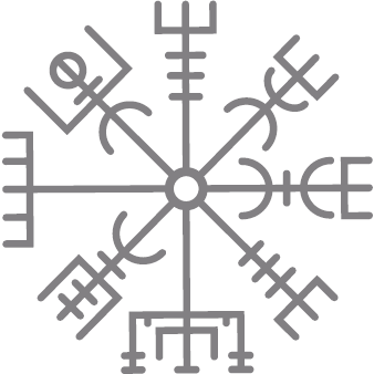 Magical Rune Wall Sticker - Runic Compass